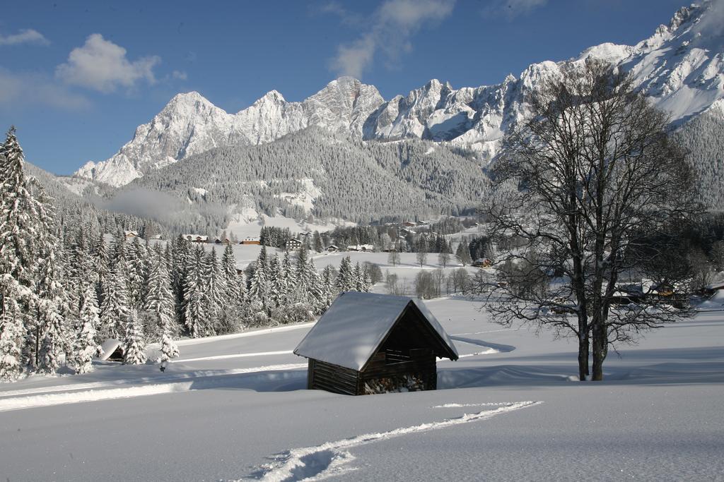 Pension Vorberghof- Bauernhofurlaub Ramsau am Dachstein Kültér fotó